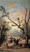 Francisco Goya The Swing painting